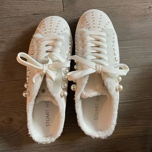 Stuart Weitzman slip in sneakers